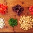 Mediterrnean Salad Components